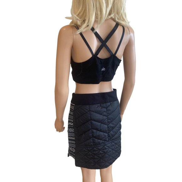 NWT Krimson Klover Carving Skirt Women's Large Black Insulated Ski Apres Nordic - Picture 11 of 16